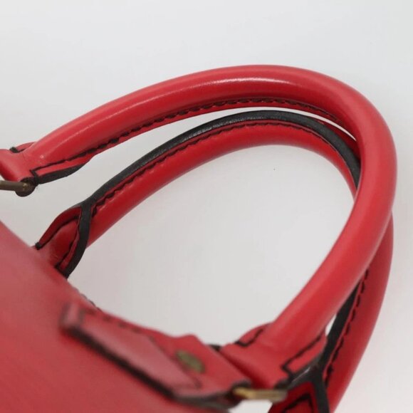LOUIS VUITTON Epi Speedy 30 Hand Bag Castilian Red M43007 LV Auth 138671 - Picture 9 of 16